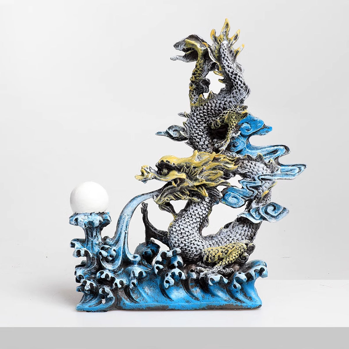 Resin Oriental Dragon Aquarium Decoration
