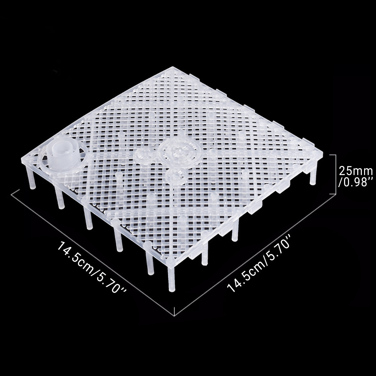 Under Gravel Filter Plate Kit for Aquarium Bottom Filtration 10PCS