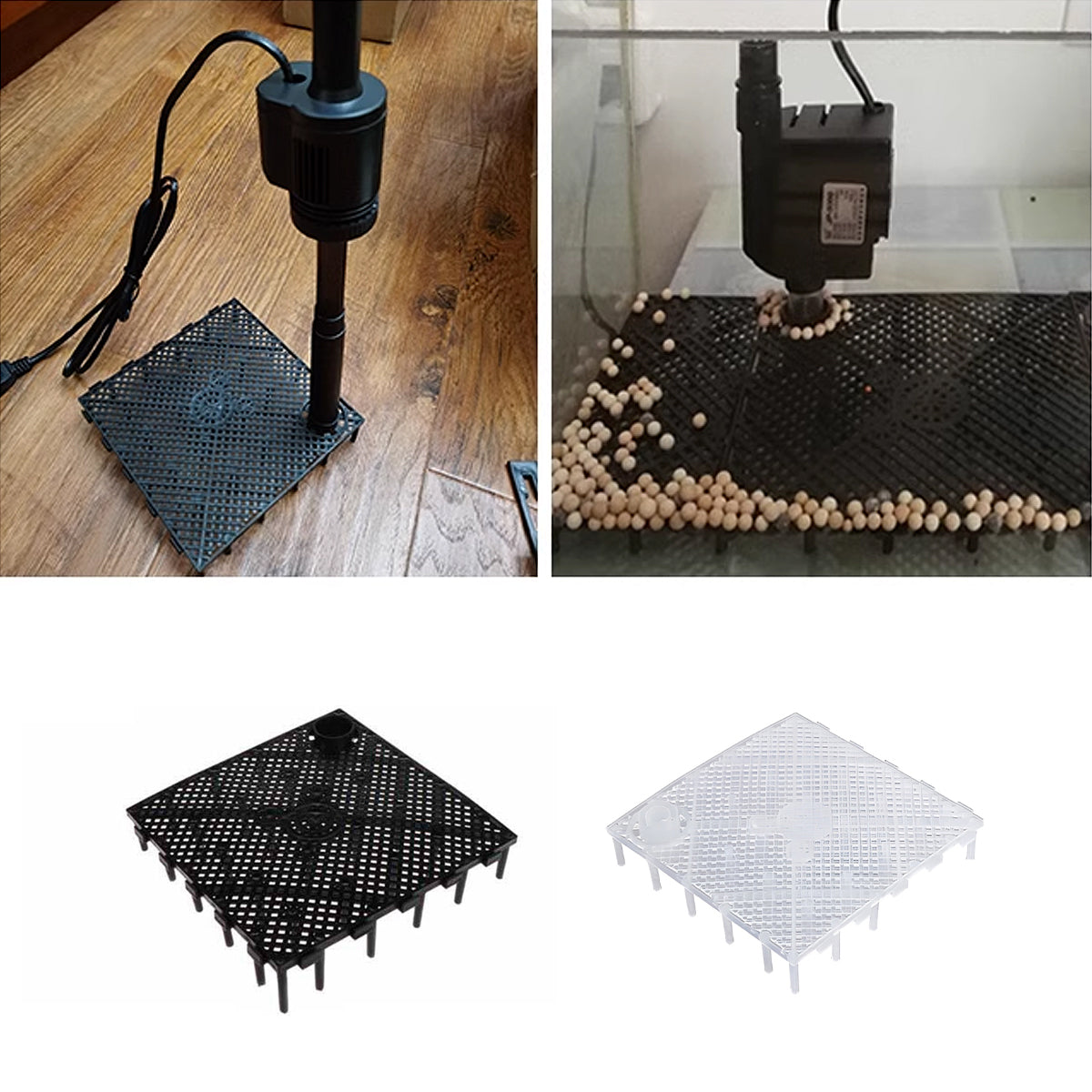 Under Gravel Filter Plate Kit for Aquarium Bottom Filtration 10PCS