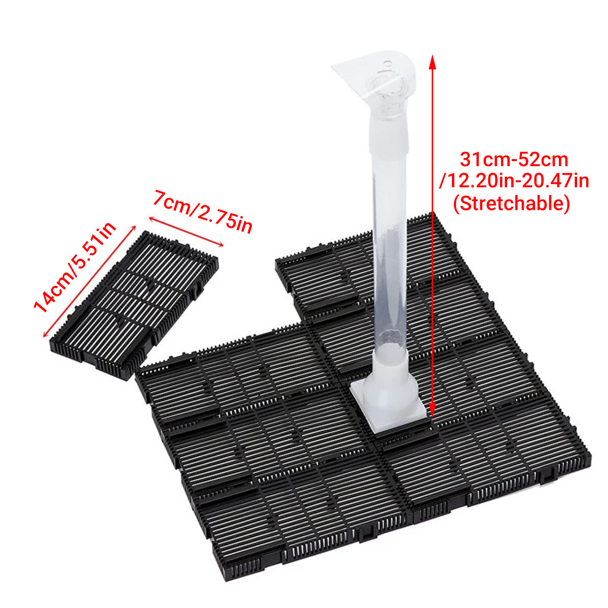 16PCS Under Gravel Filter System for Aquariums