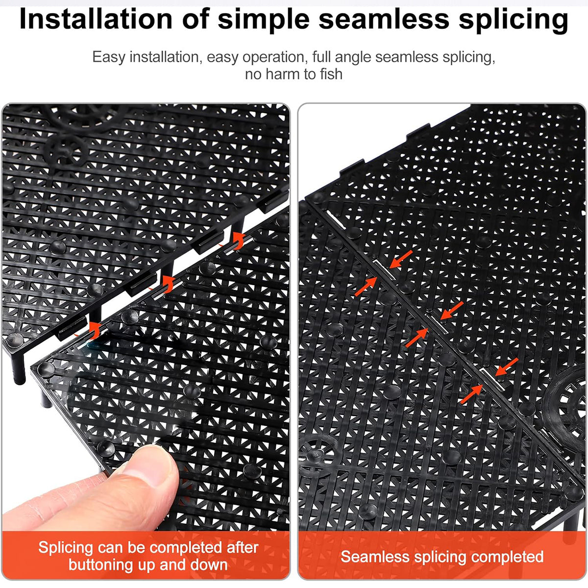 Under Gravel Filter Plate Kit for Aquarium Bottom Filtration 10PCS