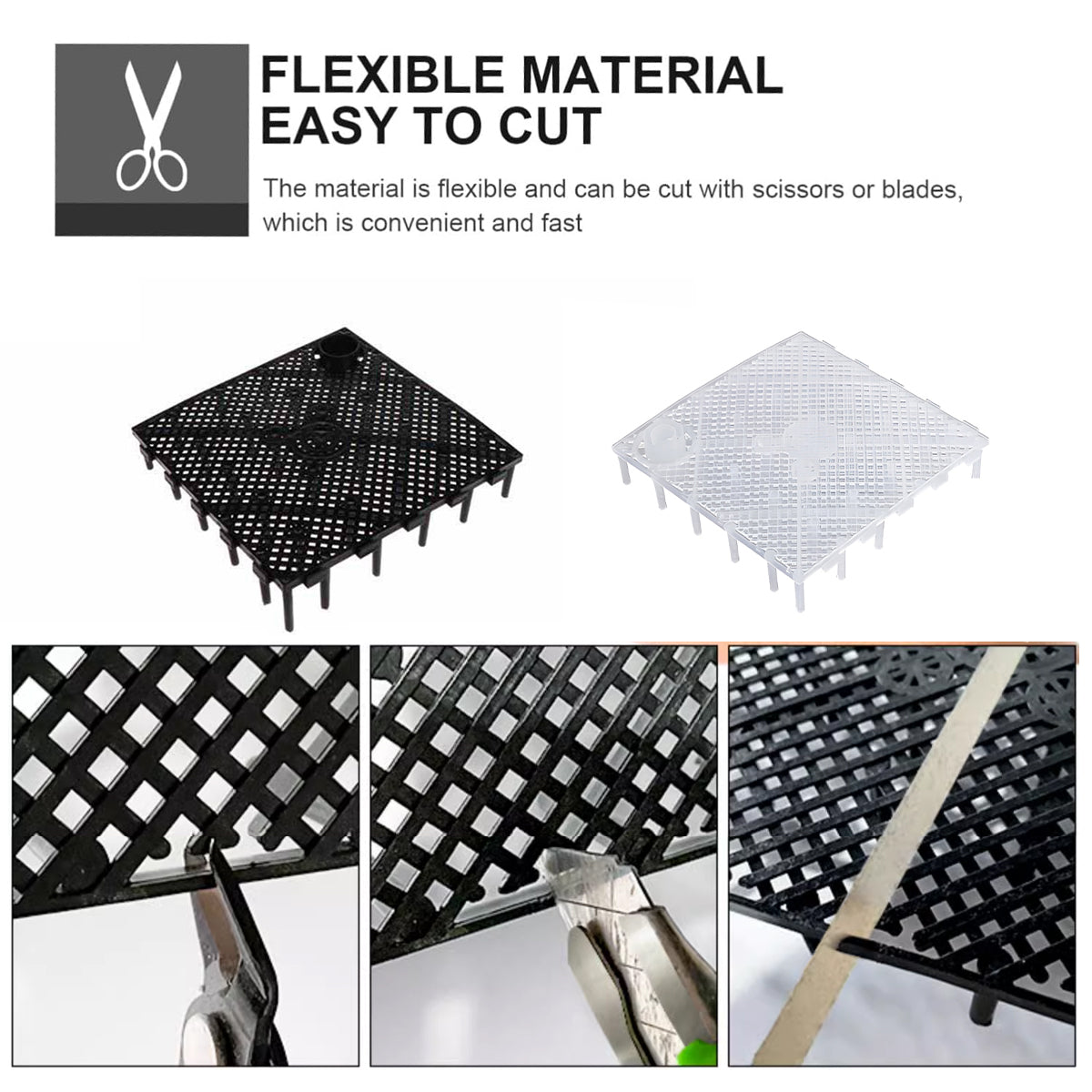 Under Gravel Filter Plate Kit for Aquarium Bottom Filtration 10PCS