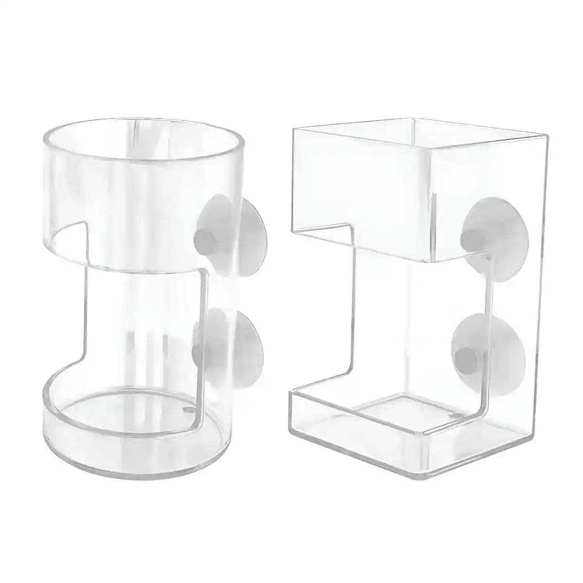 Fish Tank Feeder Box with Suction Cups