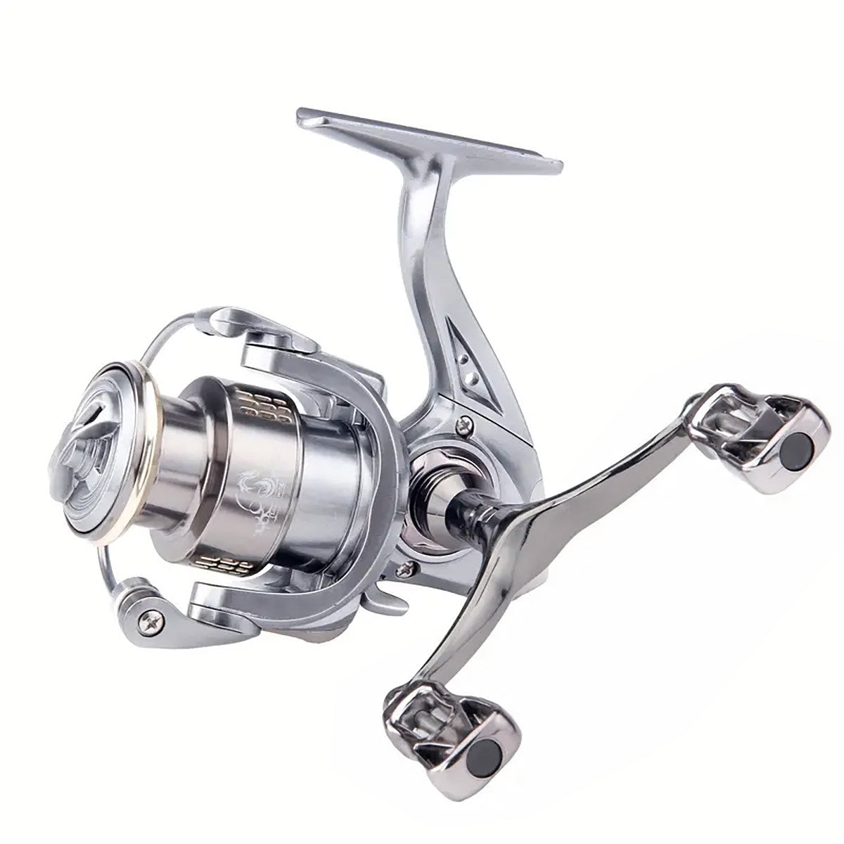 Double Handle Fishing Reel Lightweight Carbon Spinning Reel