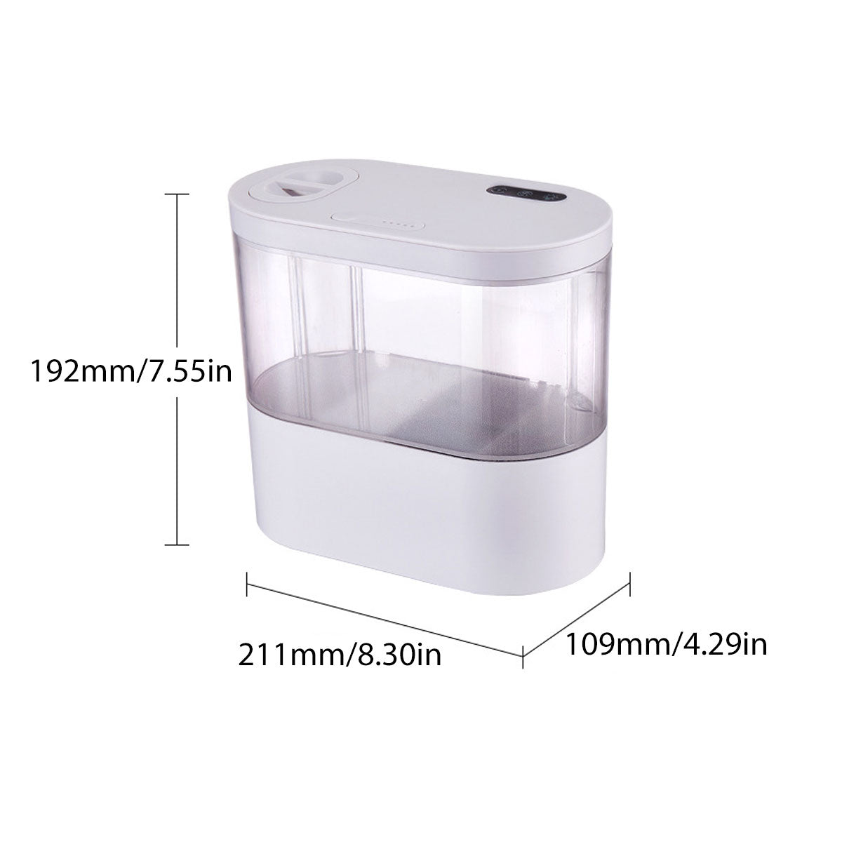 Mini Self-Circulating Desktop Fish Tank with LED & Filtration
