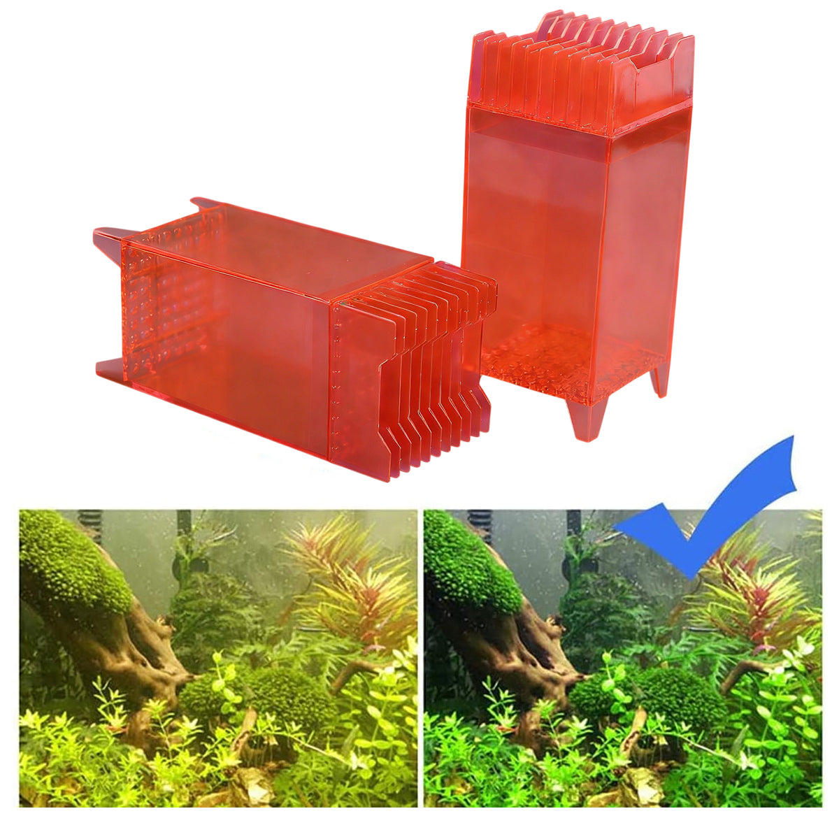 Undergravel Aquarium Filter Box Bottom Filtration Unit