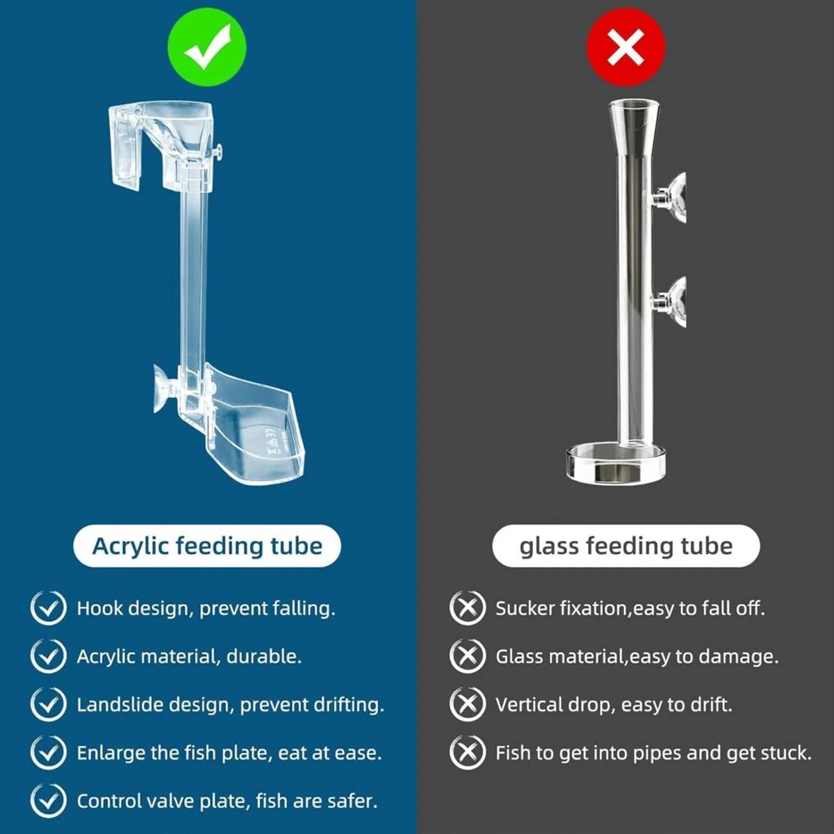 17cm aquarium feeding tube and ring for shrimp – product view 13