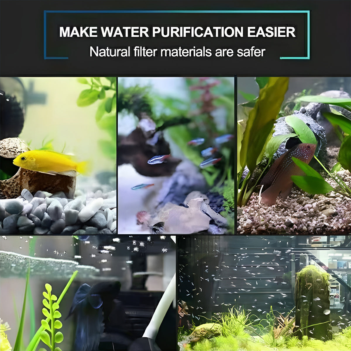 Nano Quartz Aquarium Filter Media Bacteria House (10PCS)