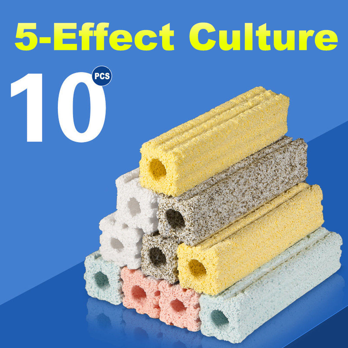 Nano Quartz Aquarium Filter Media Bacteria House (10PCS)