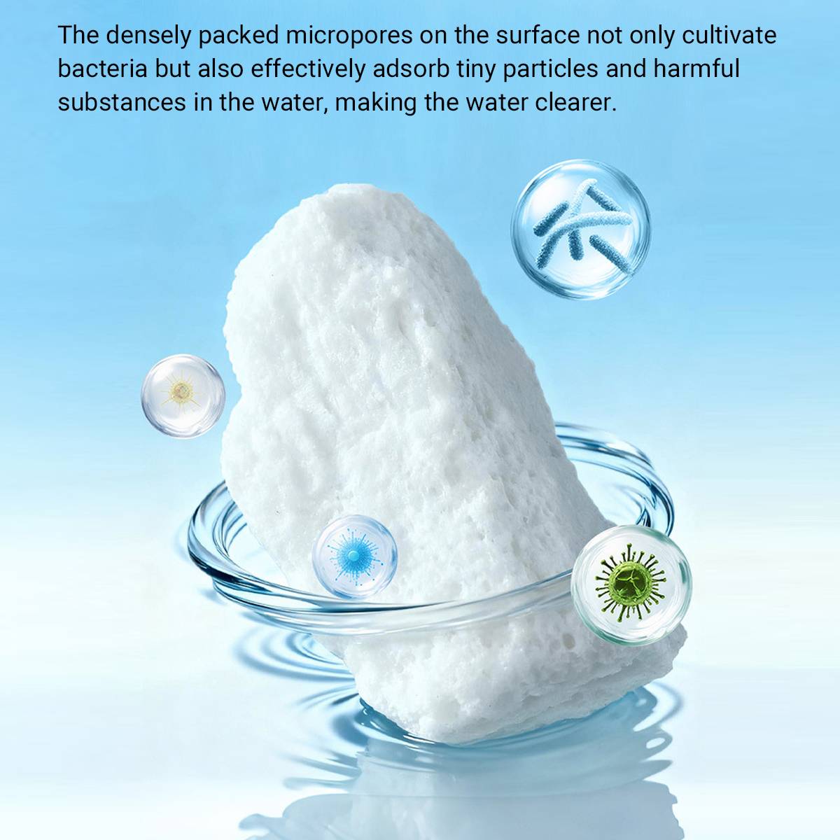 Yee Floating Aquarium Filter Media Stones