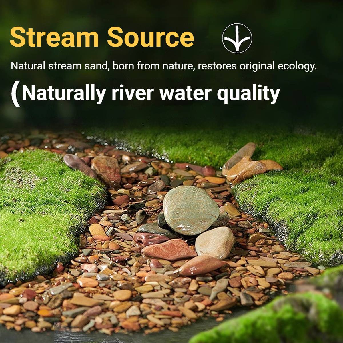 Yee Natural Stream Sand for Aquarium Substrate