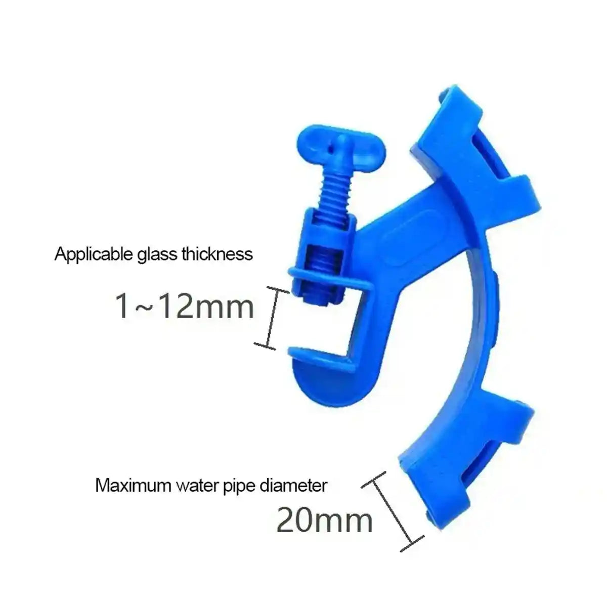 Aquarium Water Pipe Fixing Clip Hose Holder Clamp For Tank Cleaning
