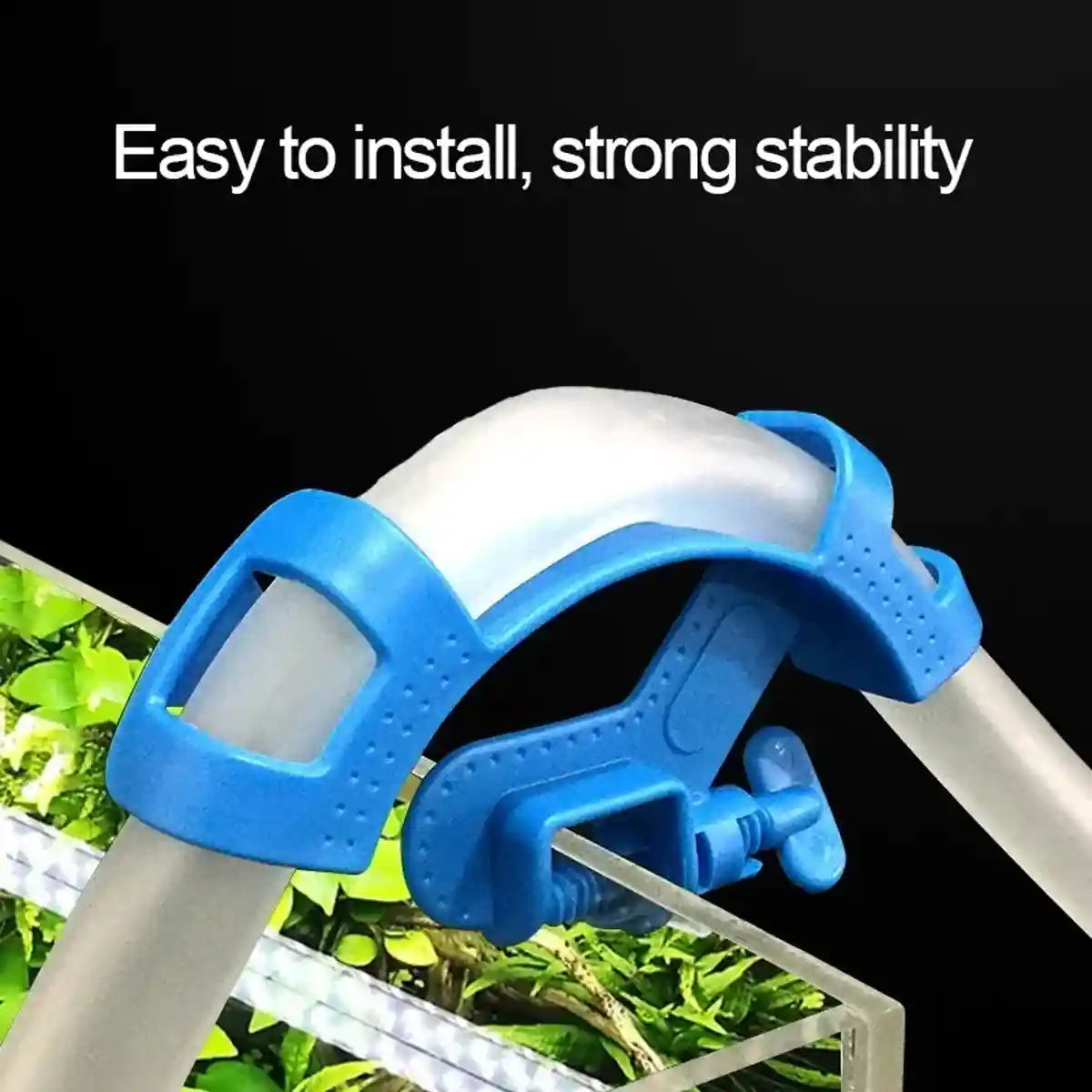Aquarium Water Pipe Fixing Clip Hose Holder Clamp For Tank Cleaning