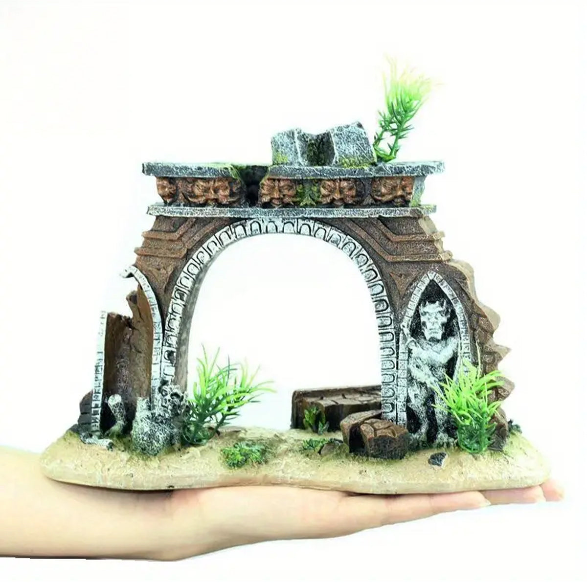 Aquarium Castle Archway Decoration Resin Fish Tank Ornament