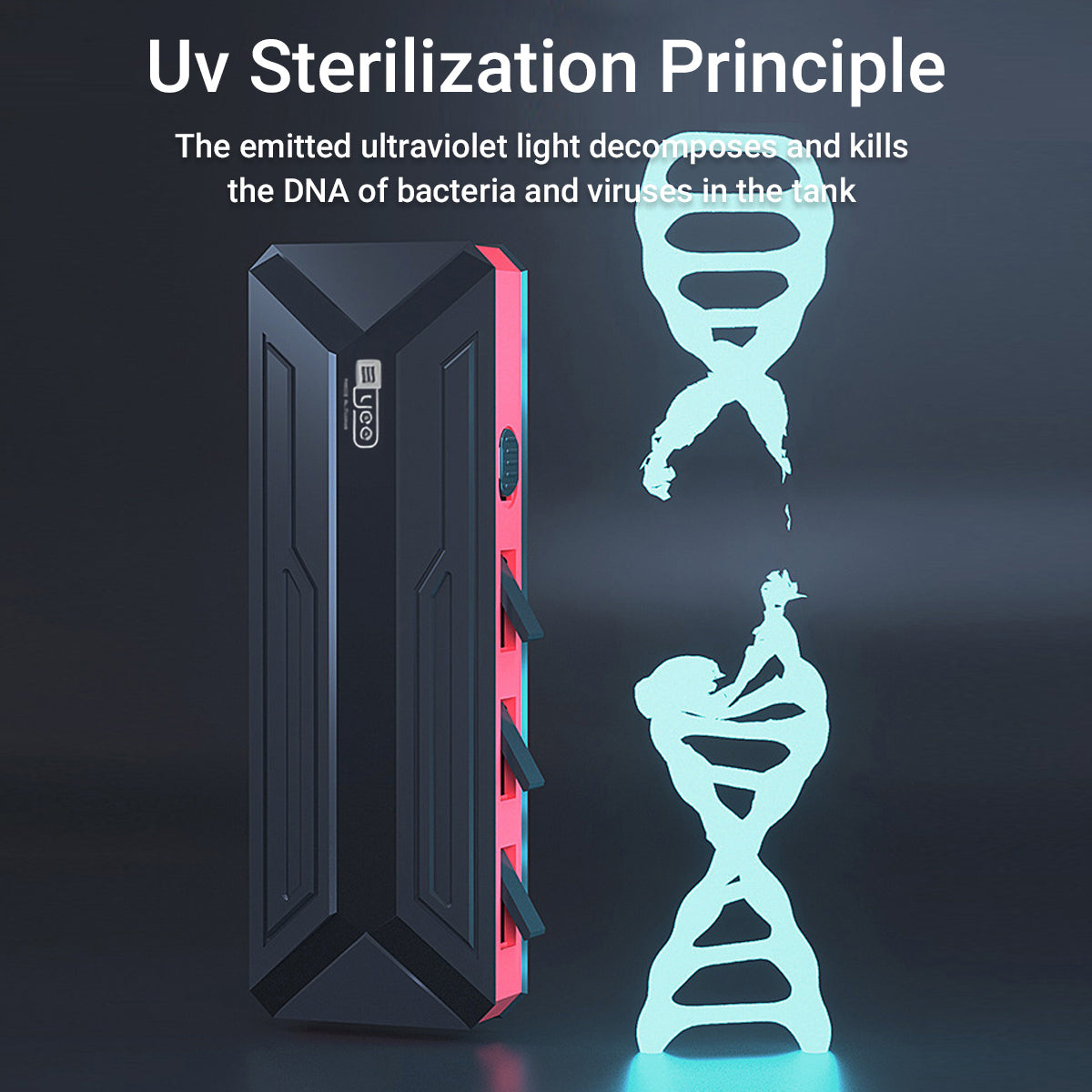 UV Germicidal Lamp for Aquarium Digital Timer Sterilizer 15W 20W