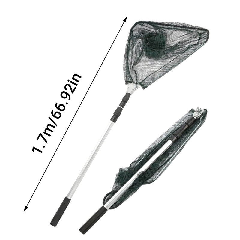 1.7M Telescopic Fishing Landing Net Foldable Aluminium Handle