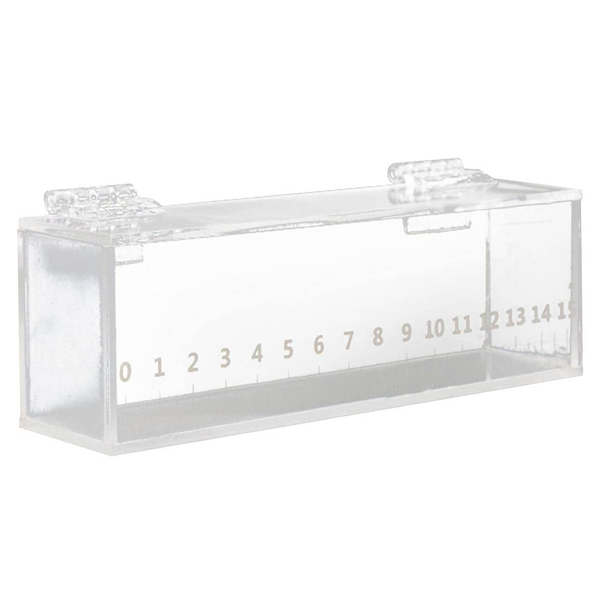 Fish Watching Box Acrylic Measuring Tank with Ruler