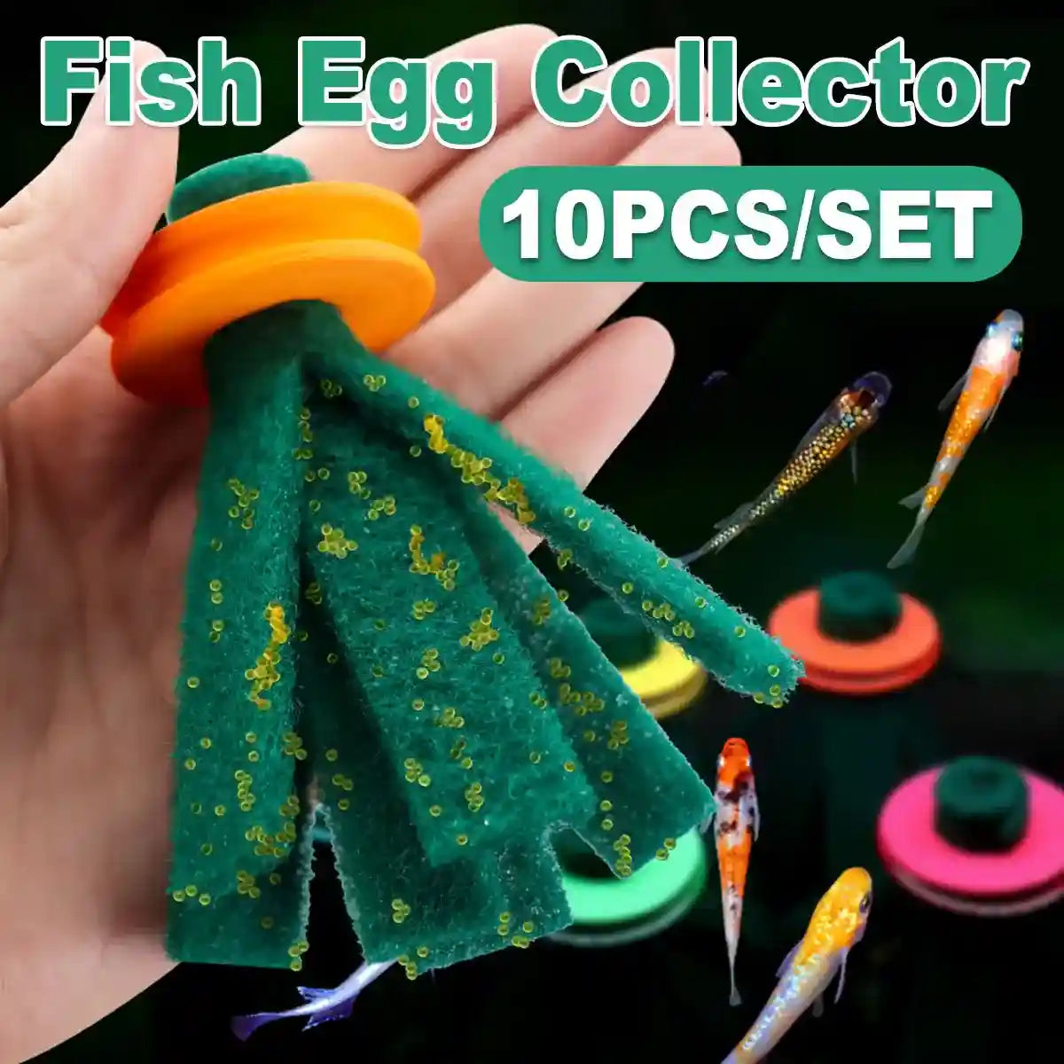 Fish Egg Collector 10PCS Aquarium Breeding Spawning Mop