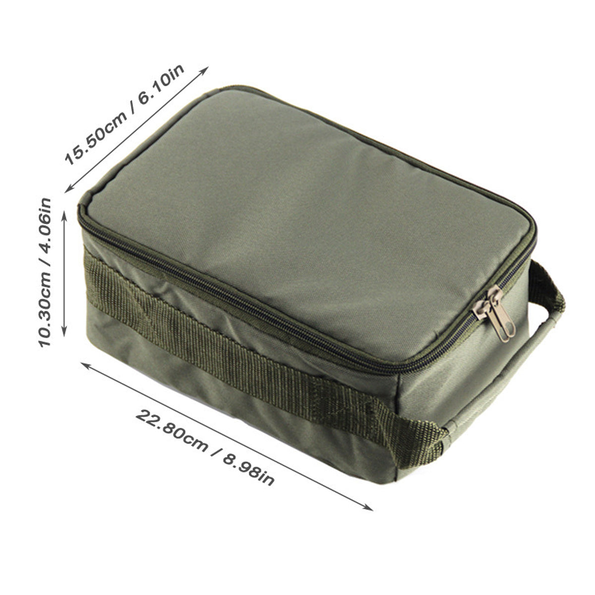 Fishing Gear Bag Portable Bait Storage Tackle Organizer Fishing Line Carry Case