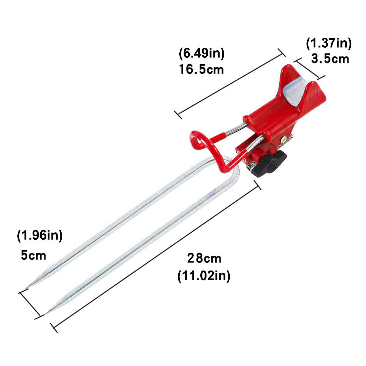 Adjustable Fishing Rod Holders With Luminous Pads (2 Pack)