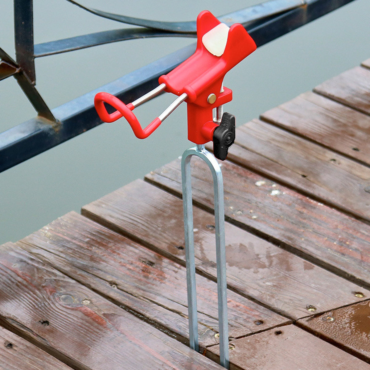 Adjustable Fishing Rod Holders With Luminous Pads (2 Pack)