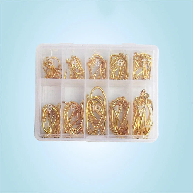 100pcs Octopus Fishing Hooks Chemically Sharpened