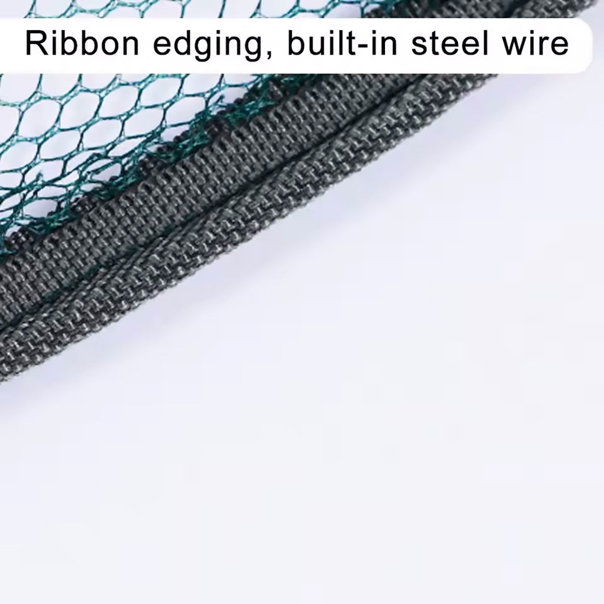 Round Folding Fishing Net Portable Nylon Crab Shrimp Trap With Bait Pocket