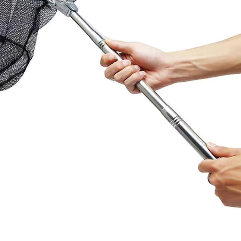 1.8M Telescopic Fishing Landing Net Foldable Handle with Micromesh