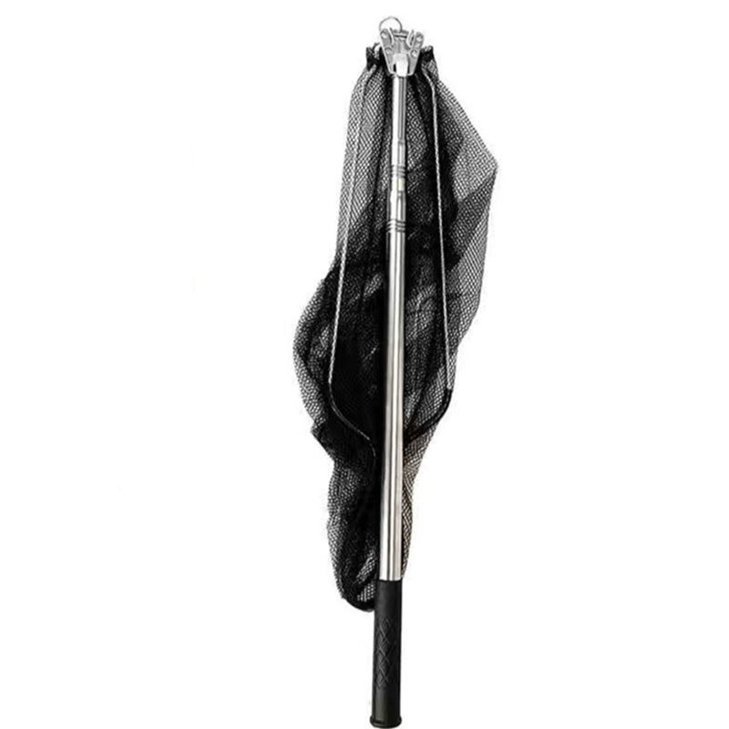 1.8M Telescopic Fishing Landing Net Foldable Handle with Micromesh