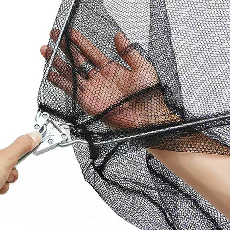 1.8M Telescopic Fishing Landing Net Foldable Handle with Micromesh