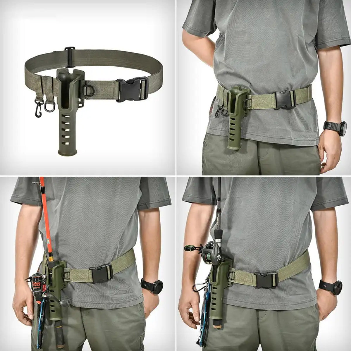 Portable Fishing Rod Holder Waist Belt