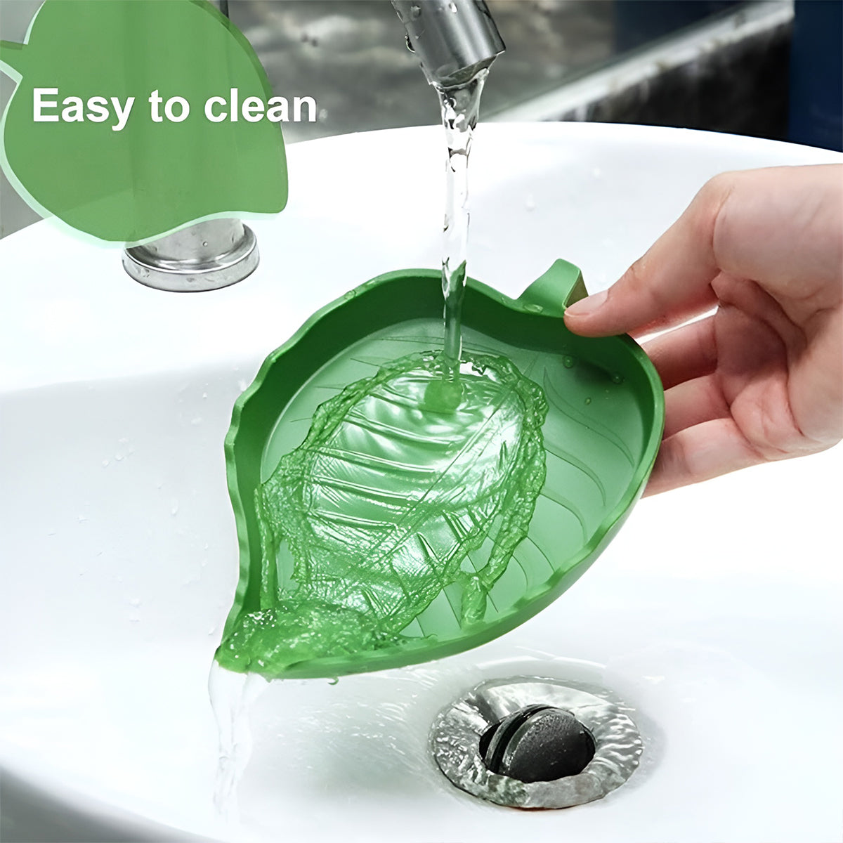 Leaf-Shaped Reptile Feeding Dish Plastic Water Bowl for Terrarium