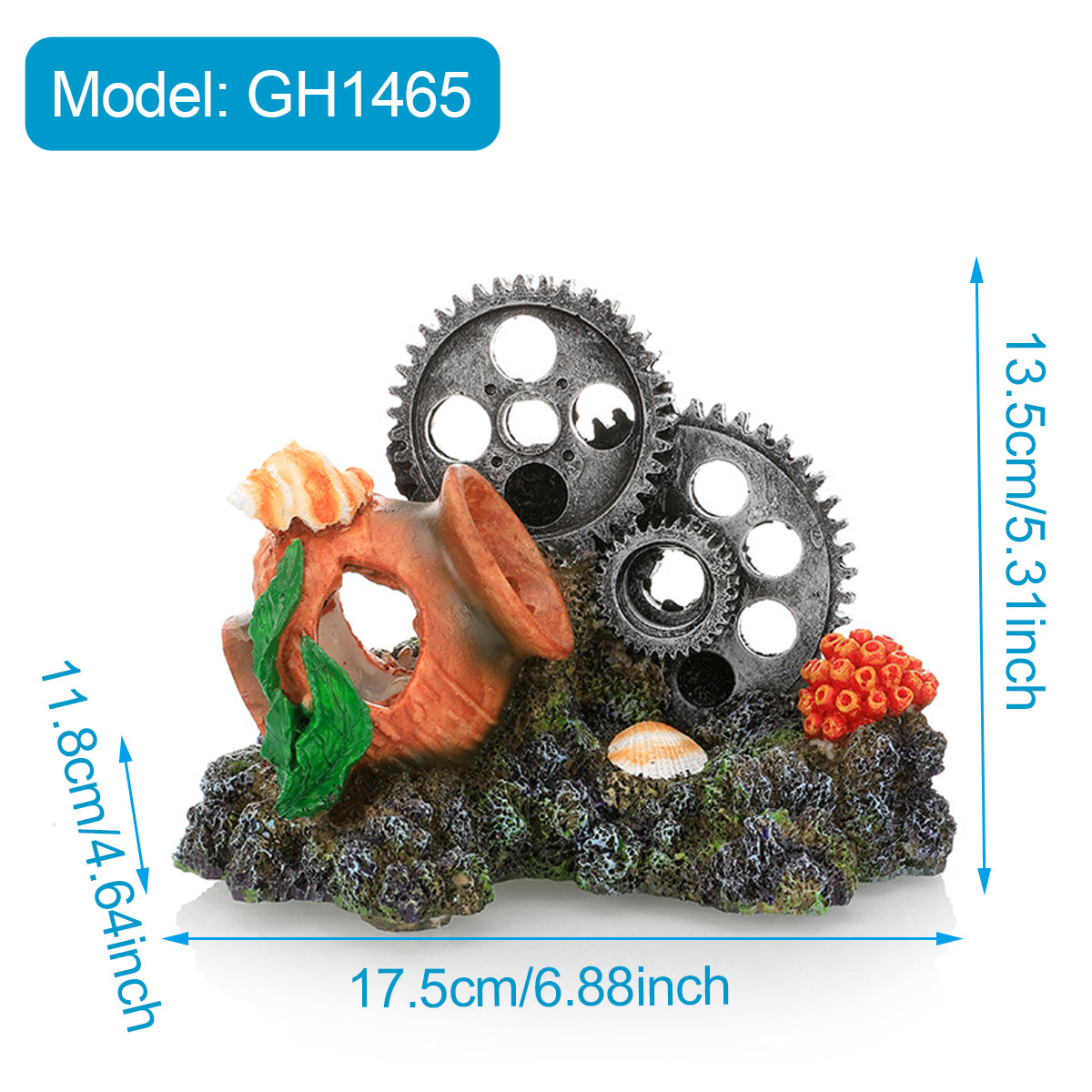 Simulation Coral Aquarium Decoration Resin Reef Ornament