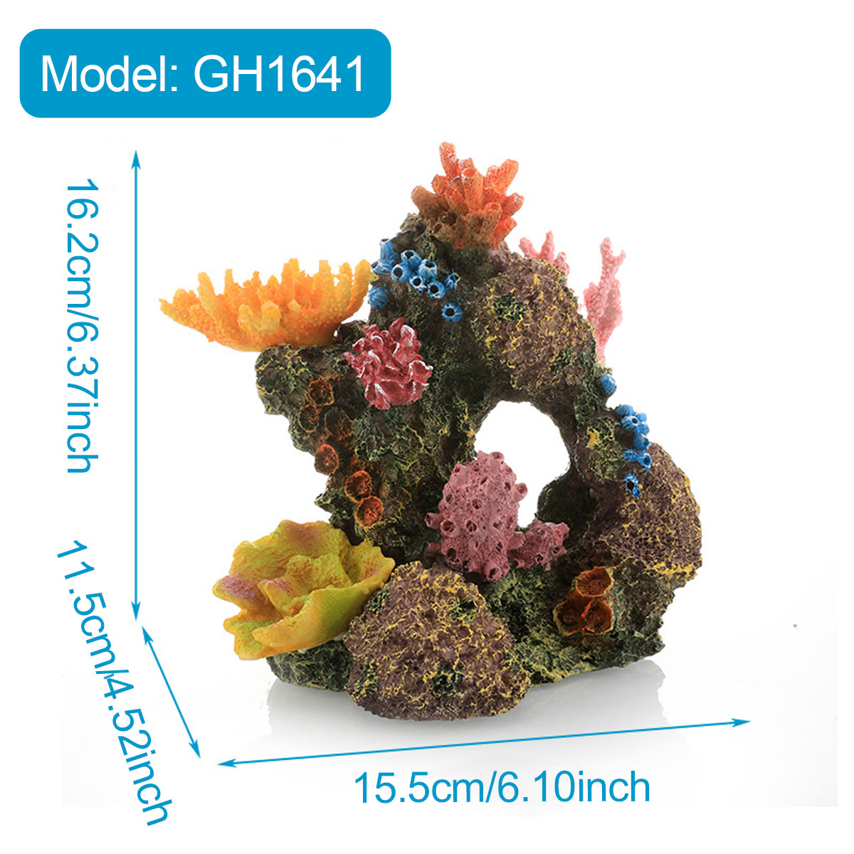 Simulation Coral Aquarium Decoration Resin Reef Ornament
