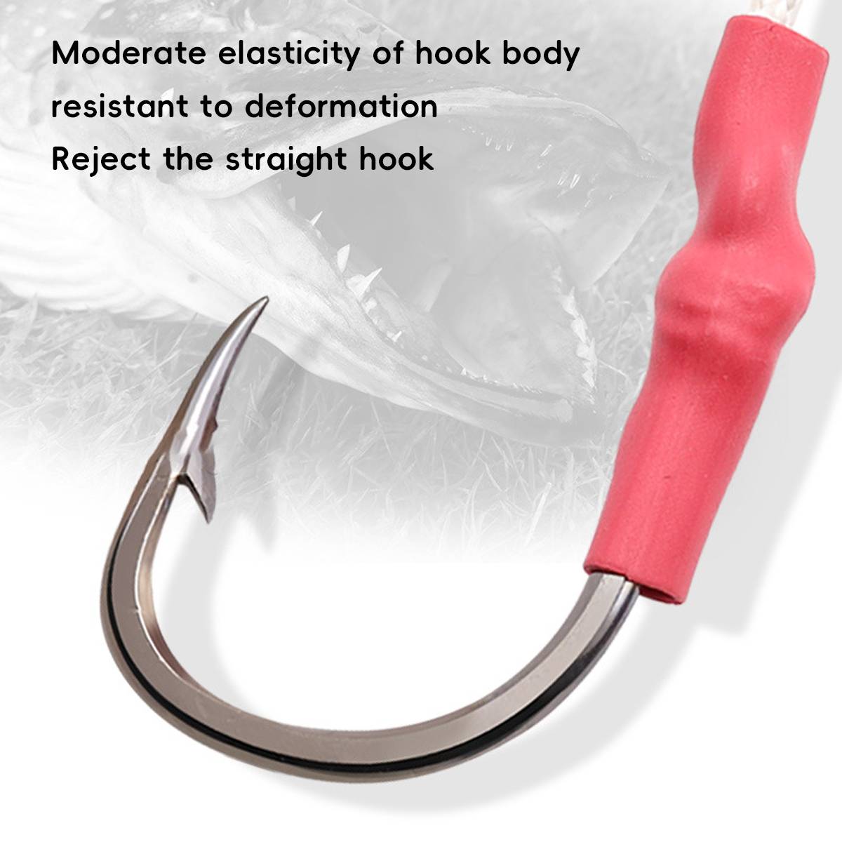 4PCS Twin Assist Jig Hooks for Micro & Slow Pitch Jigs