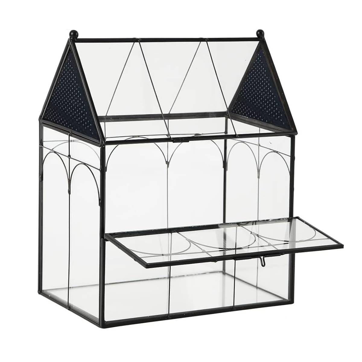 Glass Insect Terrarium Breeding Box With Ventilation