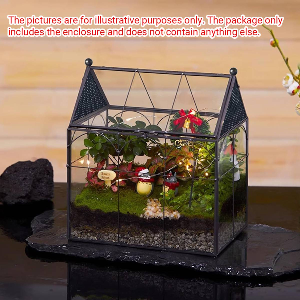 Glass Insect Terrarium Breeding Box With Ventilation