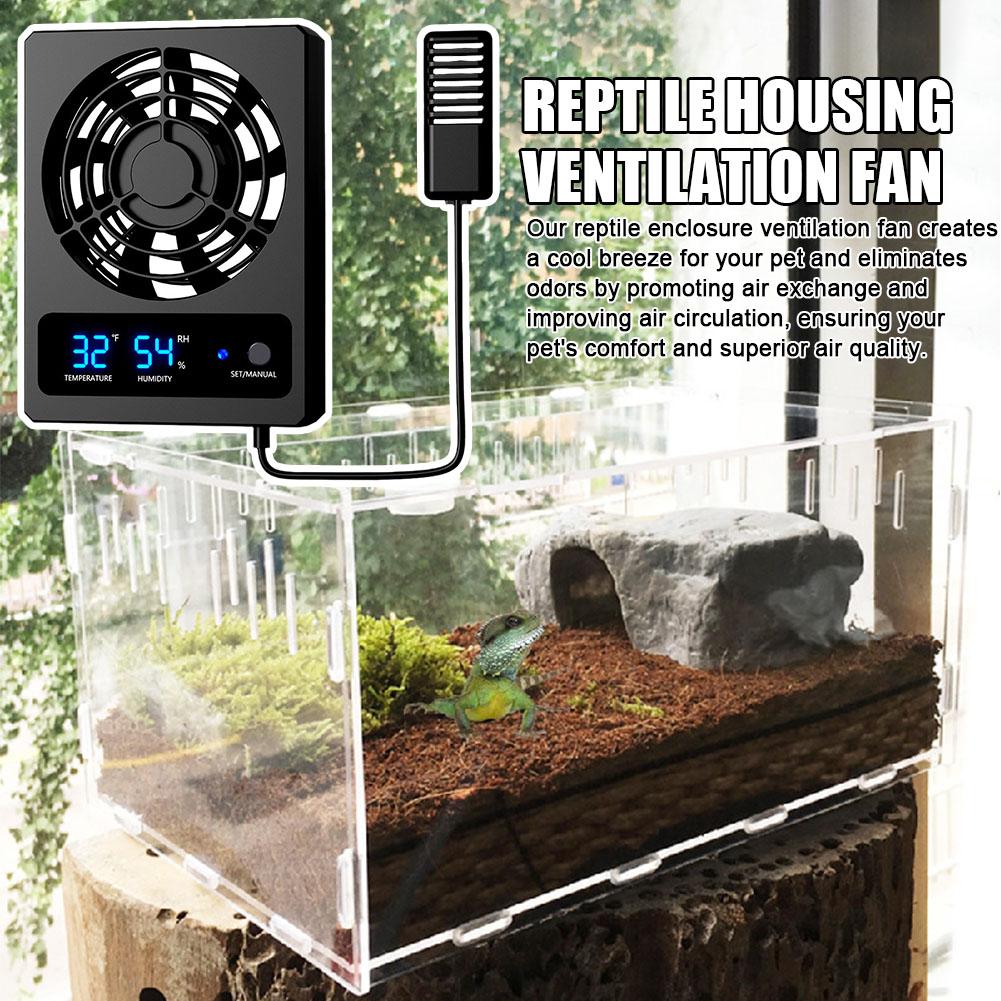 Temperature Controlled Reptile Enclosure Ventilation Fan
