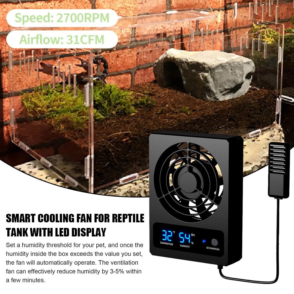 Temperature Controlled Reptile Enclosure Ventilation Fan