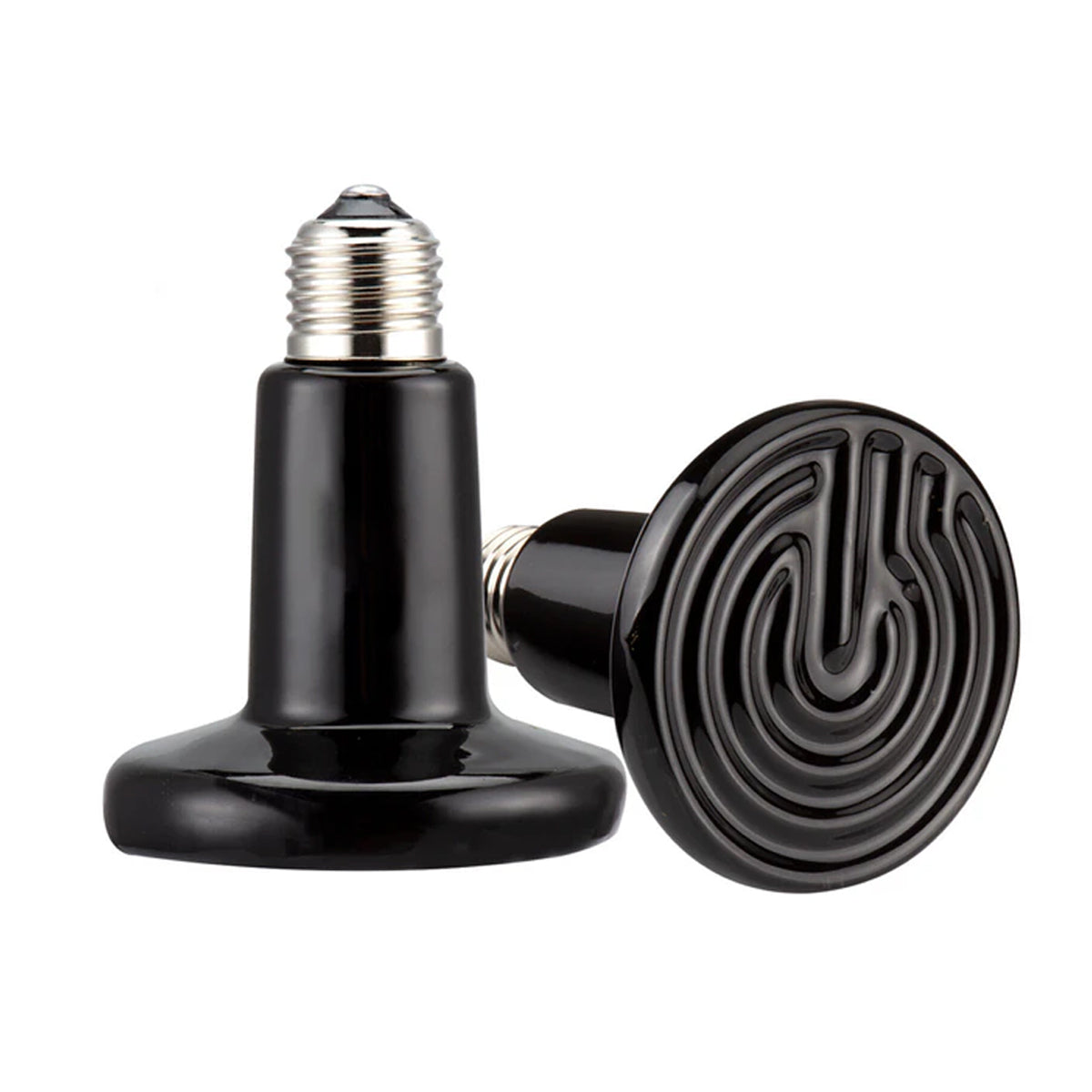 Ceramic Reptile Heat Lamp Bulb Infrared Heater (2PCS)