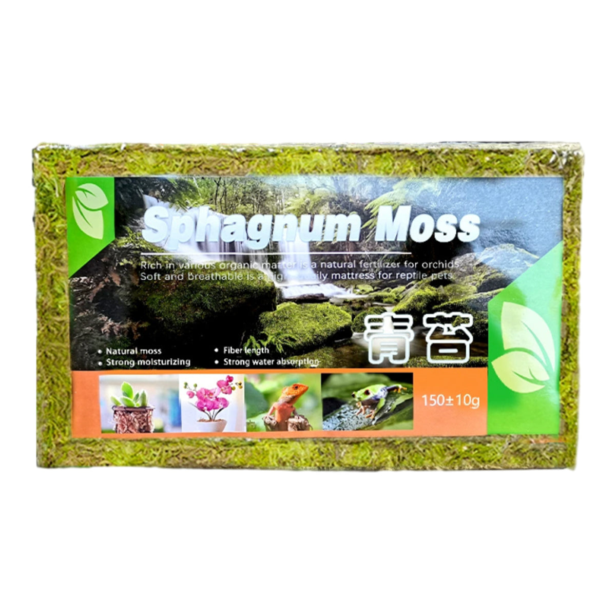 Compressed Natural Moss Mat For Reptiles Terrariums Humidity Control