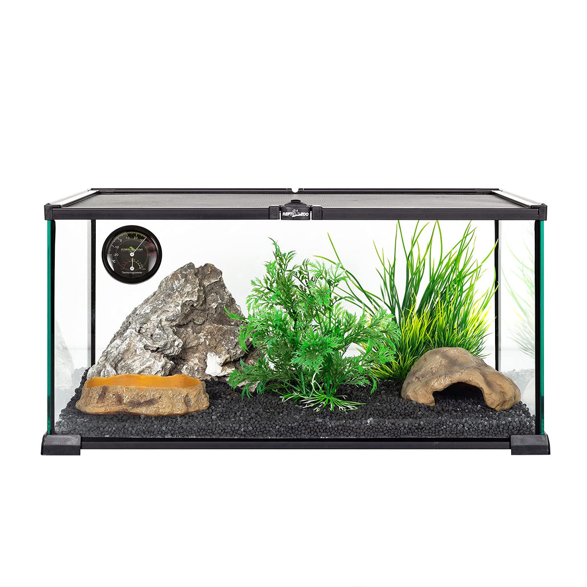 Reptile Thermometer Hygrometer Dial for Terrarium Temperature & Humidity