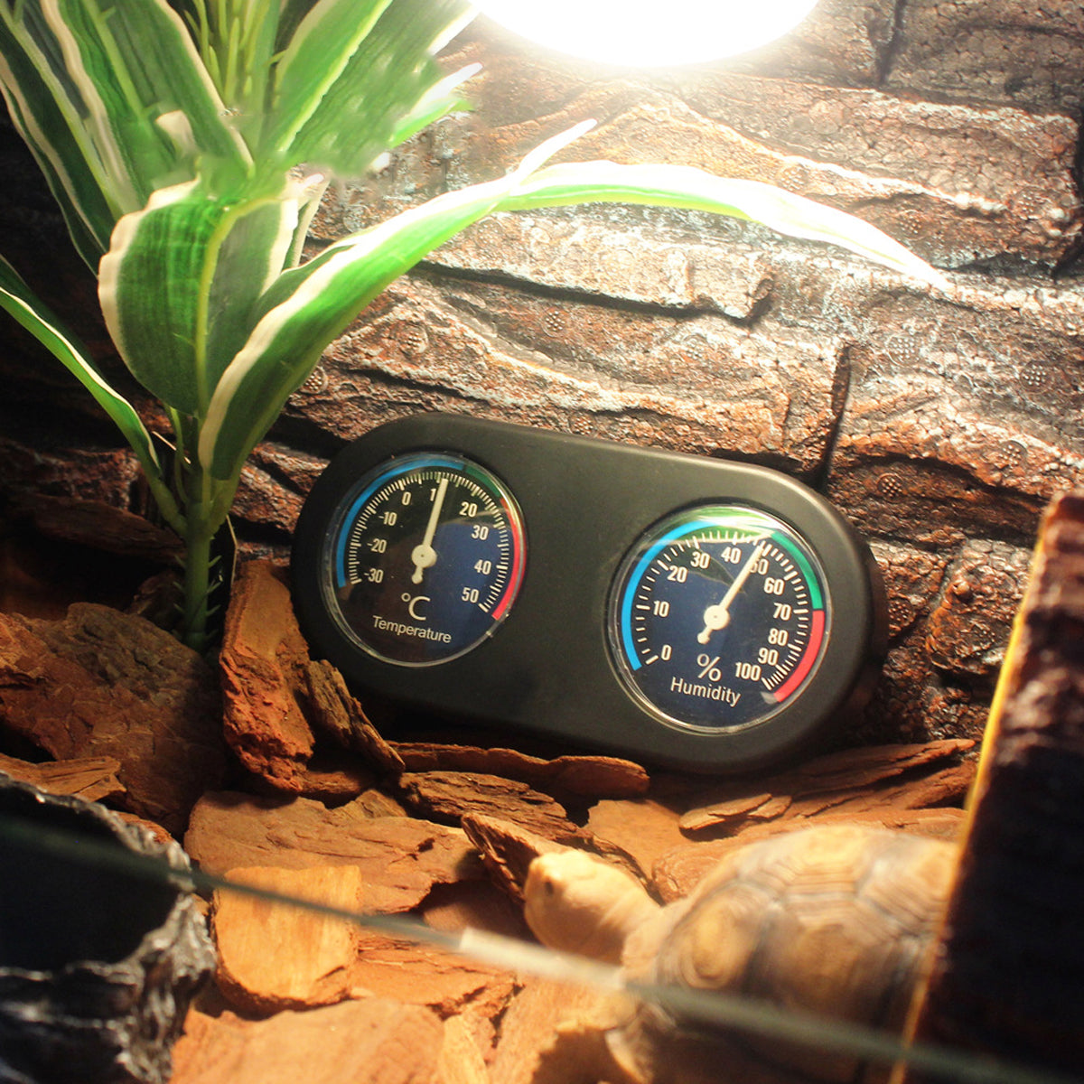 Digital Temperature and Humidity Monitor for Reptile Tank