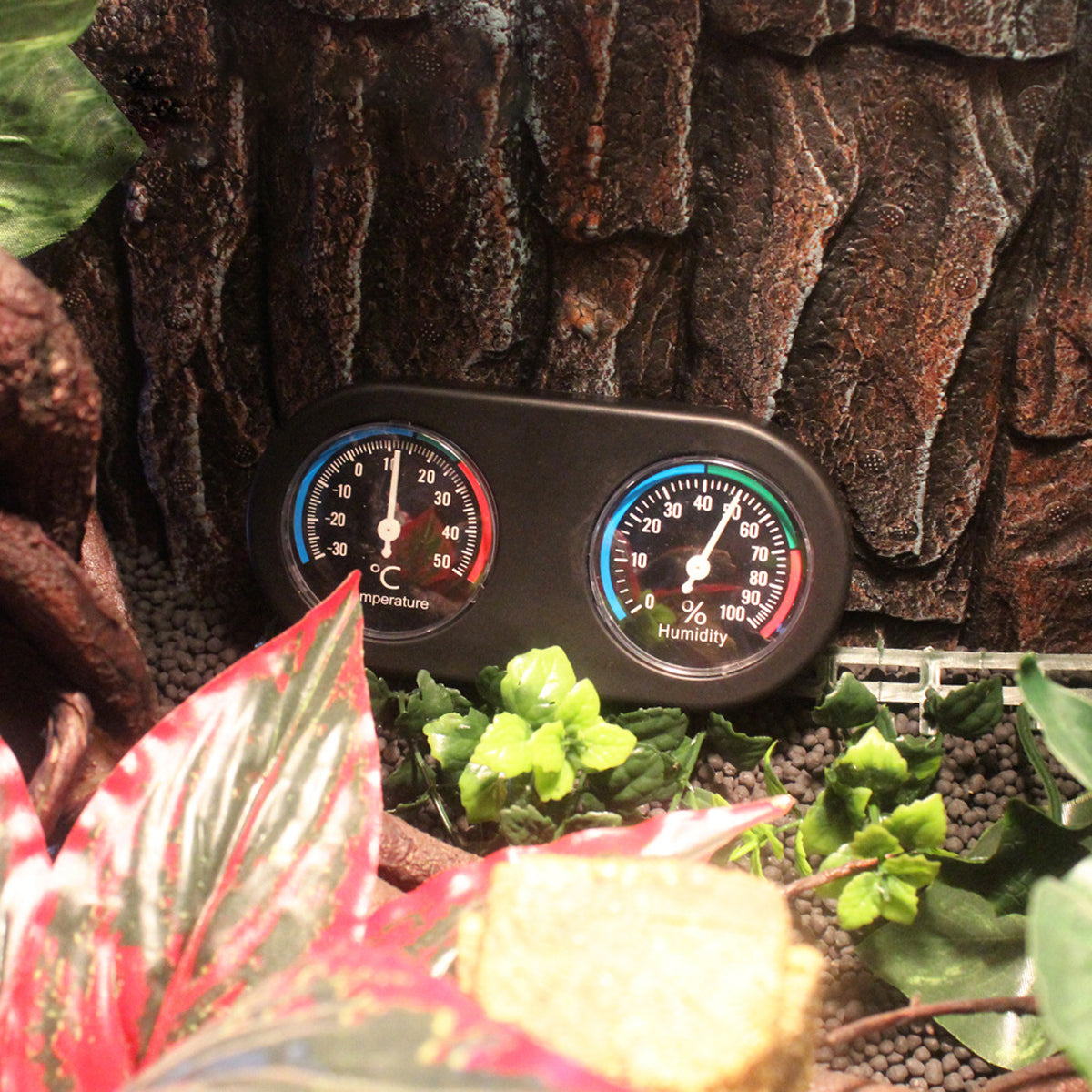 Digital Temperature and Humidity Monitor for Reptile Tank