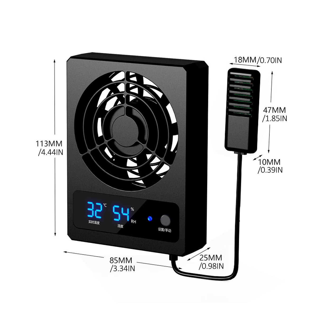 Temperature Controlled Reptile Enclosure Ventilation Fan