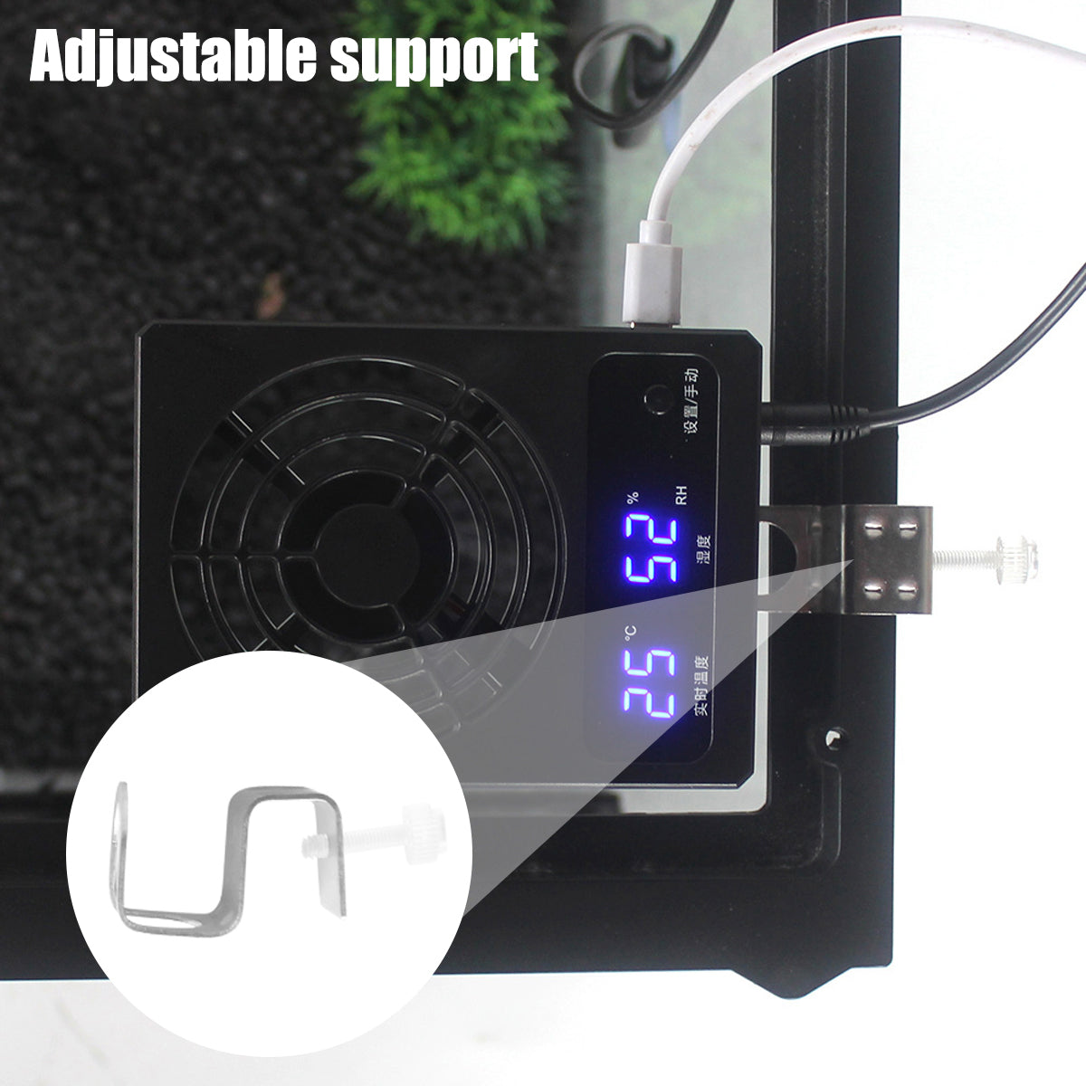 Temperature Controlled Reptile Enclosure Ventilation Fan