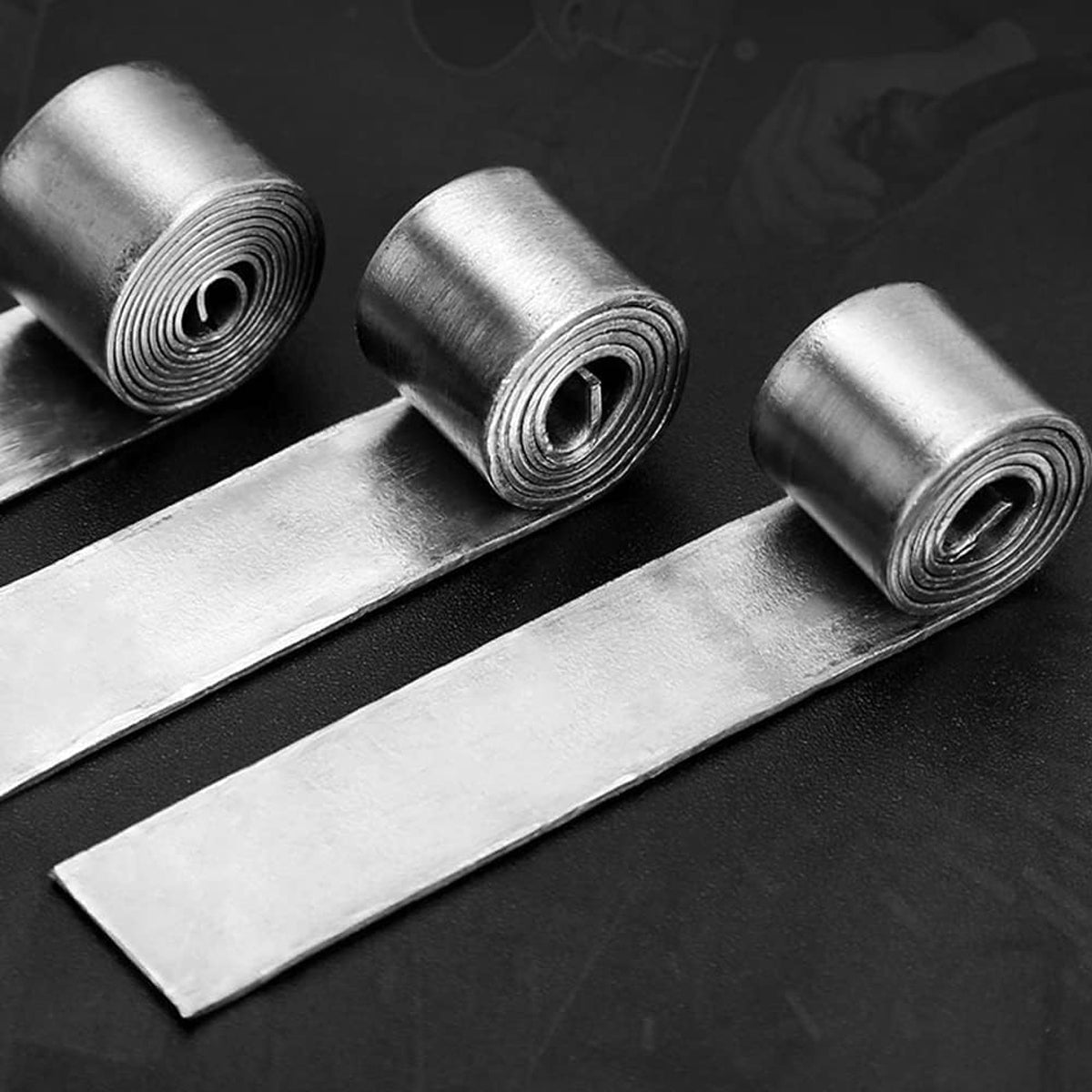 20PCS Lead Leather Rolls for Fishing Line Weight Adjustment