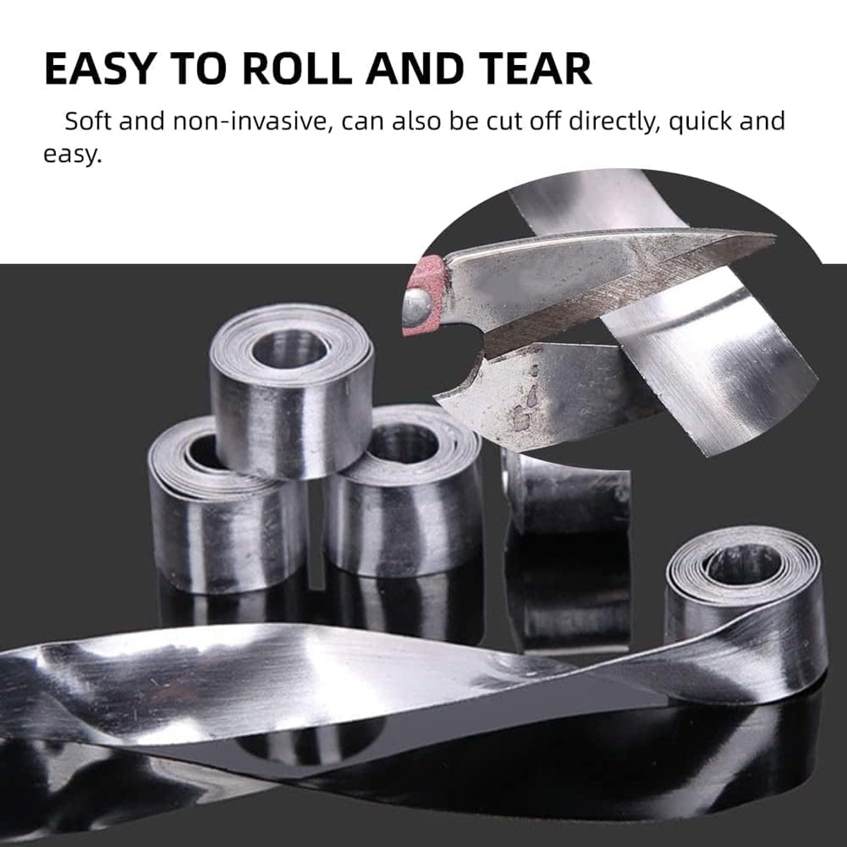 20PCS Lead Leather Rolls for Fishing Line Weight Adjustment