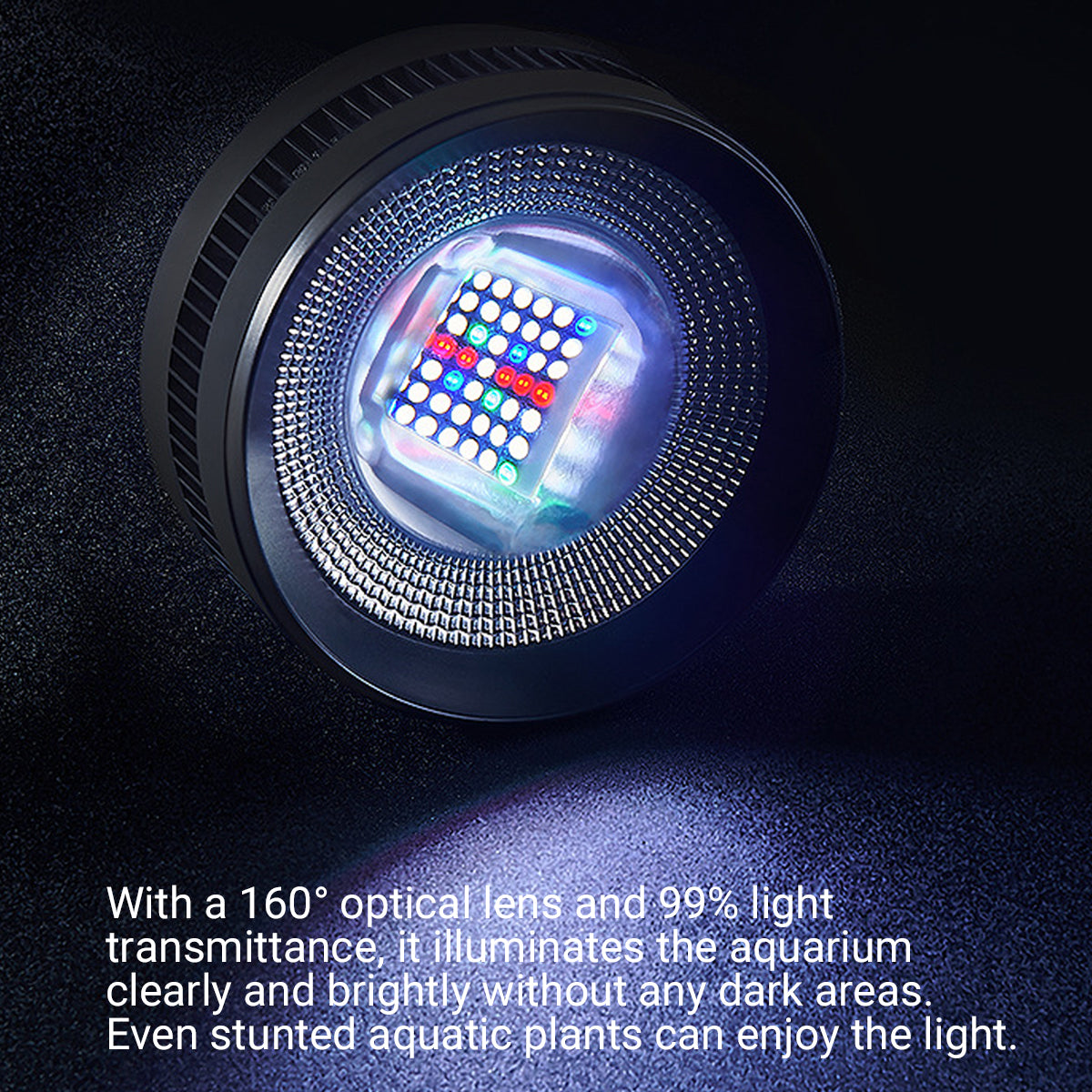 Yee LED Aquarium Light 35W Full Spectrum Clip-On Fish Tank Lamp