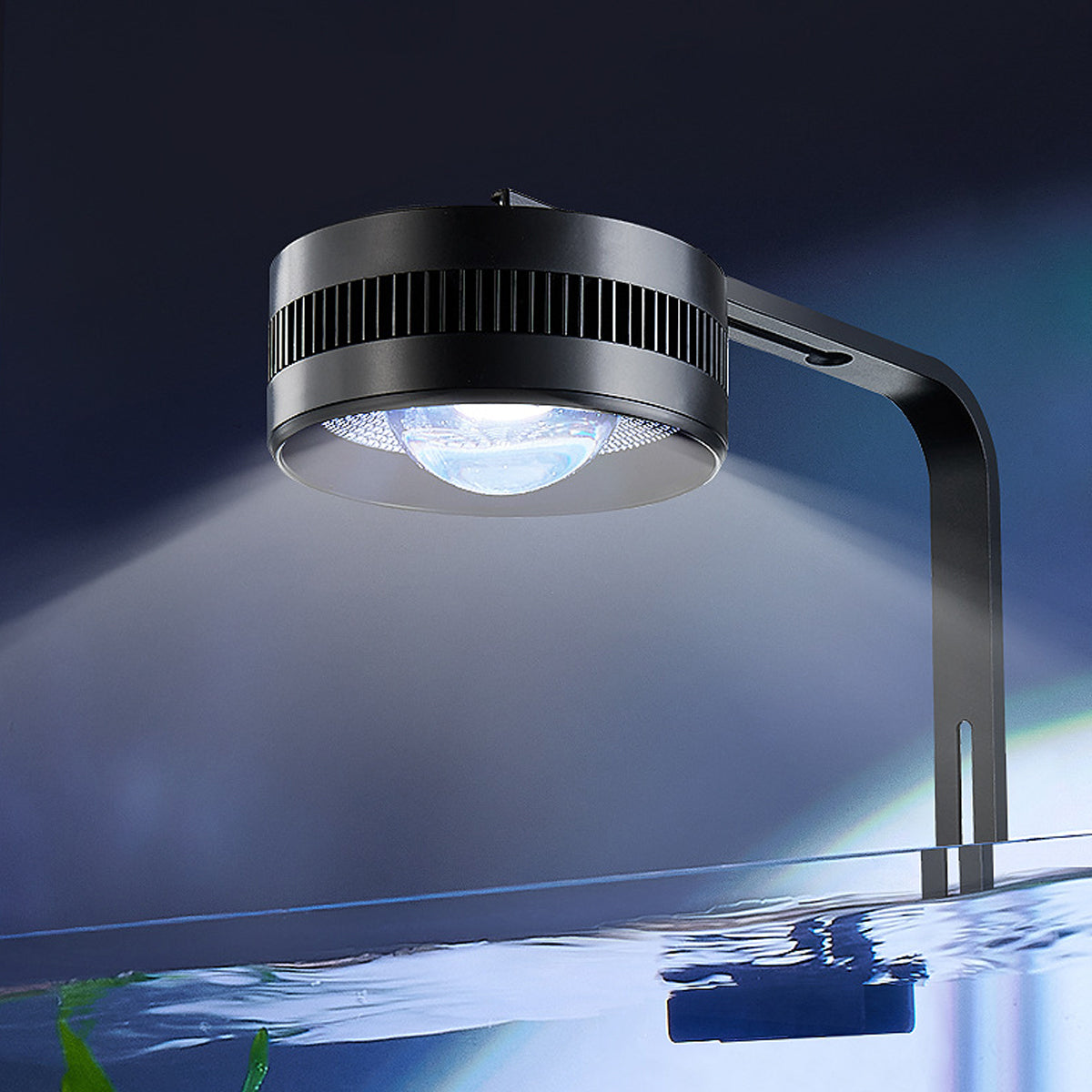 Yee LED Aquarium Light 35W Full Spectrum Clip-On Fish Tank Lamp